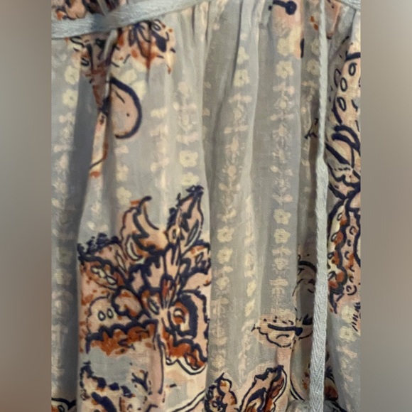 NWOT! Free People light blue floral romper. XS, Medium. Pockets! - Picture 12 of 16